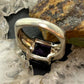 Carolyn Pollack Sterling Silver Amethyst Ring Size 7 & 7.75 For Women