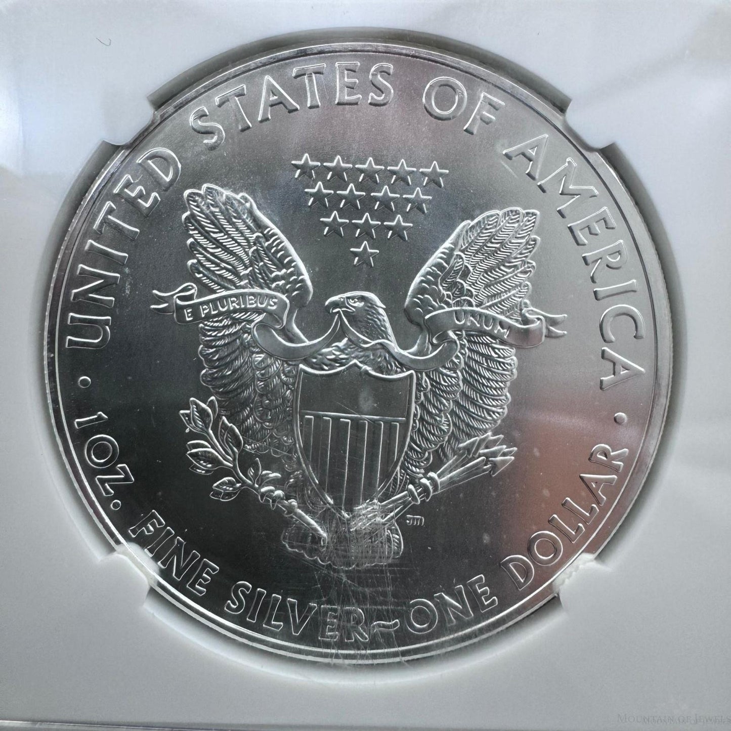2012 US 1.0oz.999 Fine Silver American Silver Eagle NGC MS69 #3777844-360EX