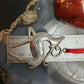 Sterling Silver Handmade & Stamped Ornament Prancer Reindeer