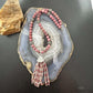 Carolyn Pollack Sterling Silver Rhodochrosite Beads & Swirl Beads w/Enhancer Necklace For Women