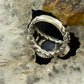 Carolyn Pollack Southwestern Style Sterling Silver 3 Denim Lapis Ring Size 5 For Women