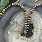 Carolyn Pollack Sterling Silver Decorated Beaded & Picture Jasper Necklace For Women