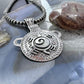 Brad Panteah Sterling Silver Overlay Decorated Turtle Vase Unisex Pendant/Brooch