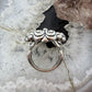 Carolyn Pollack Sterling Silver Mother Of Pearl Rope Swirl Decorated Ring Size 5 For Women