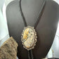 Sterling Silver Southwestern Style Oval Large Maligano Jasper Bolo Tie For Men