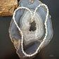 Sterling Silver Natural Wild Horse Beads 22" Necklace For Women