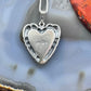 Carolyn Pollack Sterling Silver Heart Green Turquoise Chip Inlay Pendant W/18" Necklace For Women