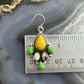 Sterling Silver Southwestern Style Multistone Dangle Earrings For Women #5