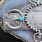 Sterling Silver Southwestern Style Naja w/Turquoise Squash Blossom 20" - 22" Necklace For Women