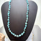 Sterling Silver Southwestern Style Natural Turquoise w/Silver Beads Necklace For Women