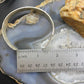 Vintage Native American Sterling Silver & GF Stamped Bear and SW Motif Bracelet