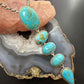 Sterling Silver Southwestern Style Kingman Turquoise Lariat 25" Necklace For Women #1
