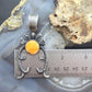 Eva & Linberg Billah Sterling Silver Orange Spiny Oyster Decorated  Unisex Naja Pendant
