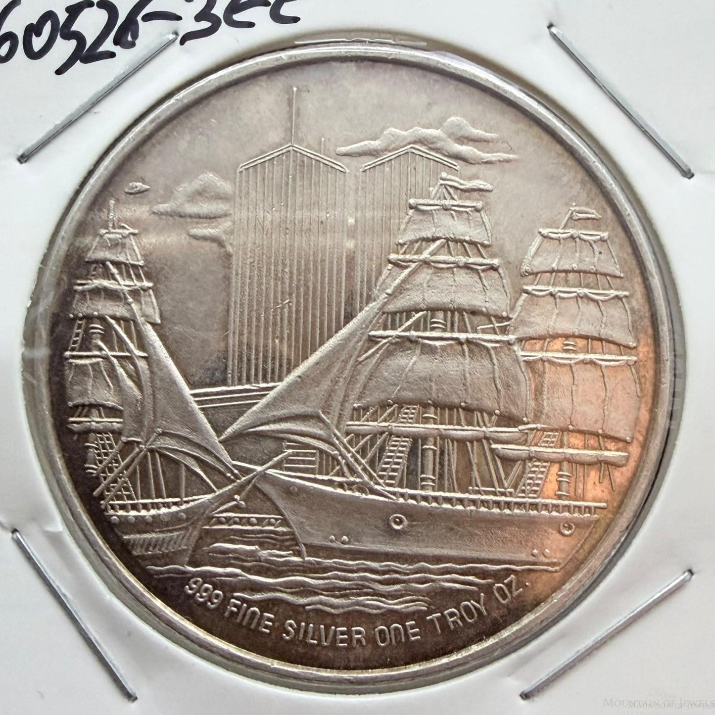 1.0 Troy Ounce of .999 Fine Silver Of 100 Years Anniversary of Ellis Island