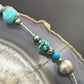Carolyn Pollack Sterling Turquoise,Liquid Silver,Swirl Spindle 20" Necklace For Women