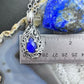 Carolyn Pollack Sterling Silver Pear Lapis & Clear Quartz Doublet Pendant W/Necklace For Women