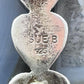 Susan Barkann Sterling Silver 3 Decorated Hearts Fashion Brooch For Women