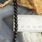 Sterling Silver 6mm Onyx Beads 16" Necklace For Women