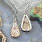 Sterling Silver Southwestern Style Teardrop Wild Horse Dangle Earrings For Women