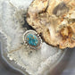 Sterling Silver Southwestern Style Oval Copper Turquoise Ring For Women