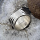 Tom Hawk Native American Sterling Silver Five Rows Band Ring Size 11.25 For Men