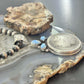 Genuine 1896 90% Morgan Silver Dollar Coin Golden Hill Turquoise Unisex Pendant