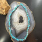 Sterling Silver Natural Turquoise & MOP Beads 18" Necklace For Women