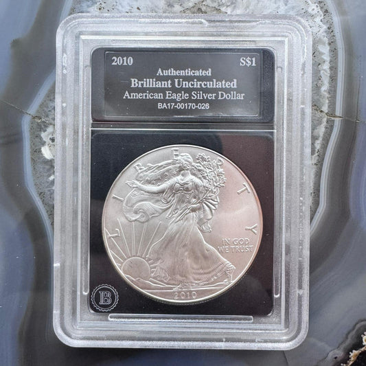 2010 US 1.0oz .999 Fine American Silver Eagle Brilliant Uncirculated #026