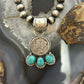 Genuine 1944 90% Silver Mercury Dime Coin Mohave Turquoise Unisex Pendant