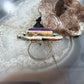 Gilbert Nez Native American Sterling Silver Large Purple Daliah Ring Size 7.75 For Women