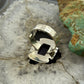 Sterling Silver Southwestern Style Star Amethyst Bar Ring Size 9 For Women