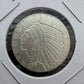 One Quarter Troy Ounce .999 Pure Silver Indian Head Mint #12625-17U