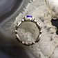 Jody Naranjo Sterling Silver Diamond Shape Lapis Lazuli Petroglyph Ring Size 9 For Women