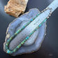 Vintage Silver Native American Graduated Turquoise Beads 18" Necklace For Women