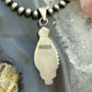 Sterling Silver Southwestern Style Teardrop Golden Hill Turquoise Pendant For Women