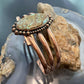 Copper Southwestern Style Turquoise #8 Decorated Cluster Bracelet For Women