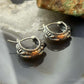 Carolyn Pollack Sterling Silver Round Onyx Hoop Earrings For Women