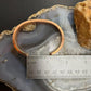Wylie Secatero Navajo Sterling Silver & Copper Stamped Bracelet For Women #1