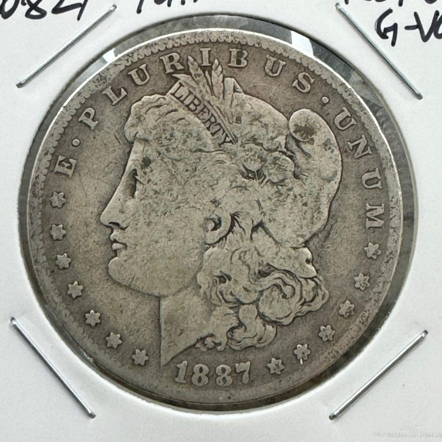 1887-O US 90% Morgan Silver Dollar G-VG #10824-9GH