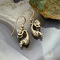 Vintage Native American Sterling Silver Kokopelli Dangle Earrings For Women