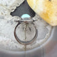 Michael Calladitto Native American Sterling Silver Turquoise Ring Size 8 For Women