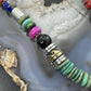 Tommy & Rosita Singer Sterling Silver Turquoise & Multistone Beads Necklace For Women
