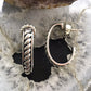 Carolyn Pollack Sterling Silver Engraved Rope Half Hoop Earrings For Women