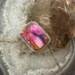 Sterling Silver Southwestern Style Square Dahlia Ring Size 6.75 For Women