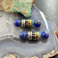 Tommy & Rosita Singer Sterling  Silver Lapis,Turquoise Beads Dangle Earrings For Women #1