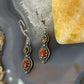 Carolyn Pollack Sterling Silver Red Jasper & Tiger's Eye Dangle Earrings For Women
