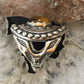 Carolyn Pollack Vintage Southwestern Style  Sterling Silver Oval Tiger Eye Decorated Ring For Women