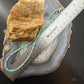 Sterling Silver Southwestern Style 3mm Faceted Turquoise Beads 17" Necklace For Women