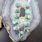 Sterling Silver Southwestern Style Multi Shape Hubai Turquoise 20" Necklace For Women