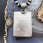 Native American Sterling Silver Purple Phosphosiderite Decorated Pendant For Women